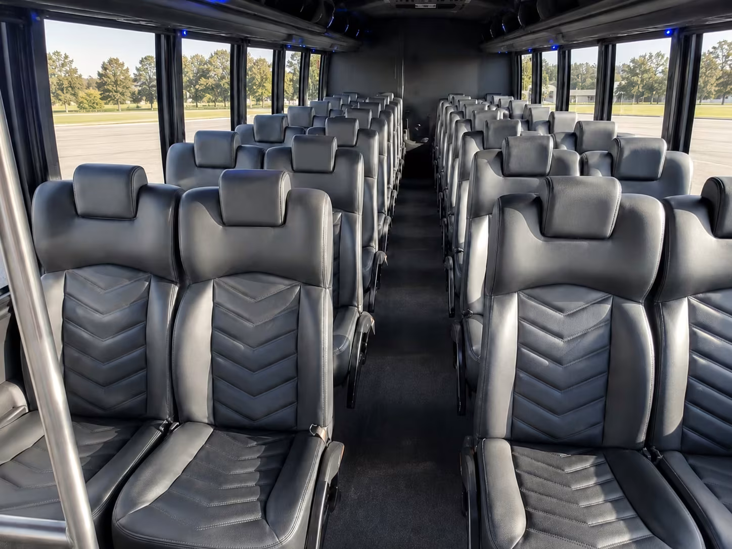 15 passenger minibus inside