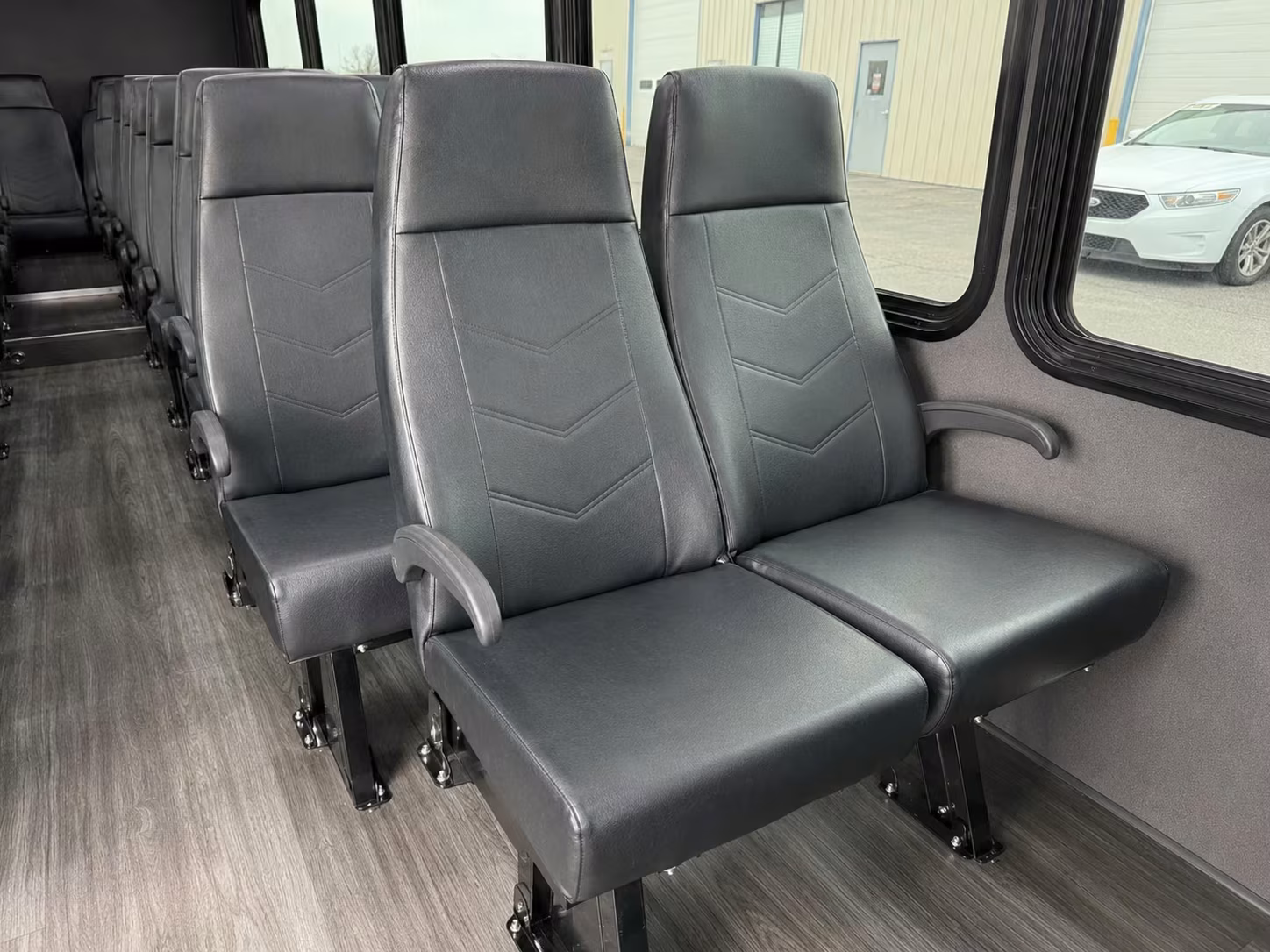 18 passenger minibus inside