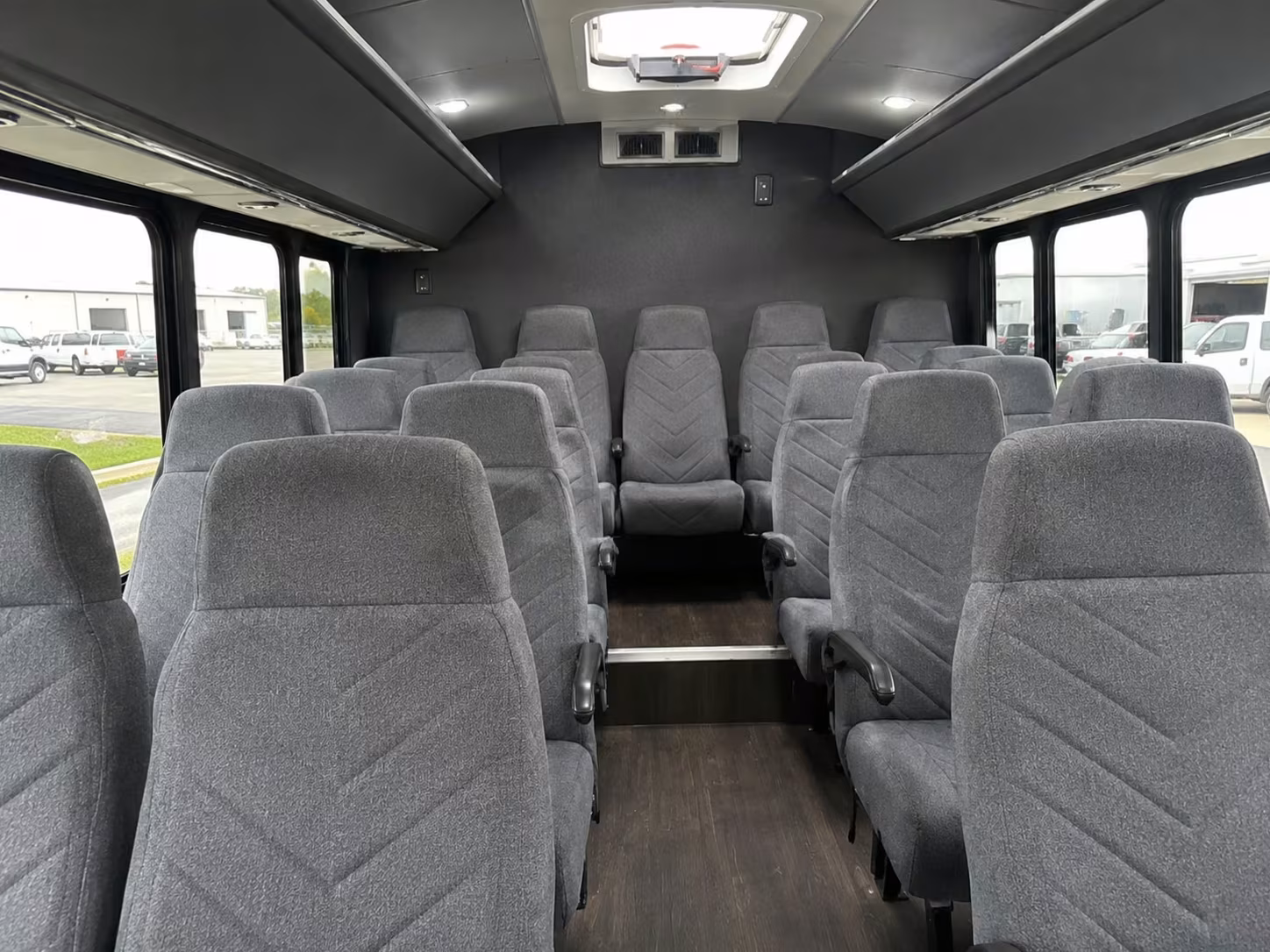 18 passenger minibus interior