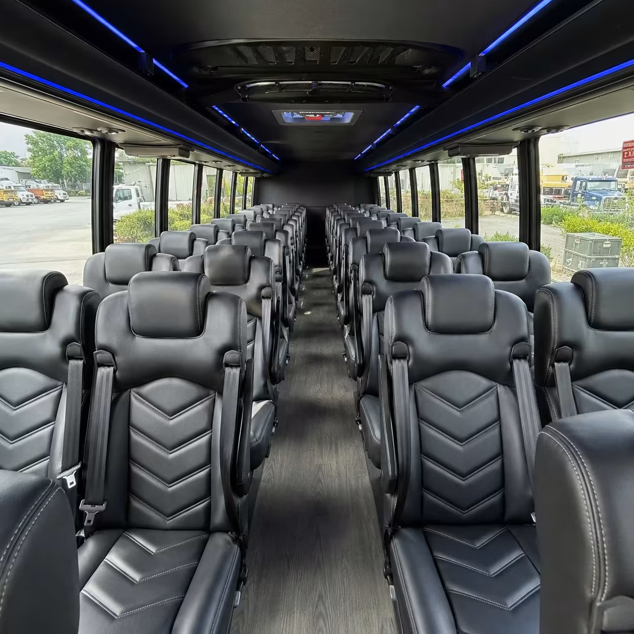 30 passenger minibus inside