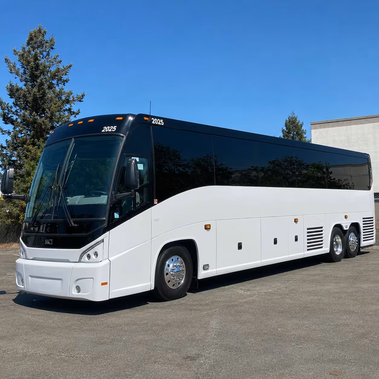 san leandro charter bus rental exterior