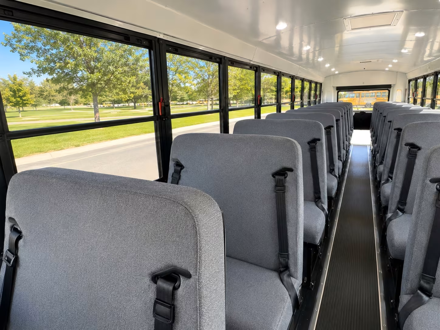 school bus interior